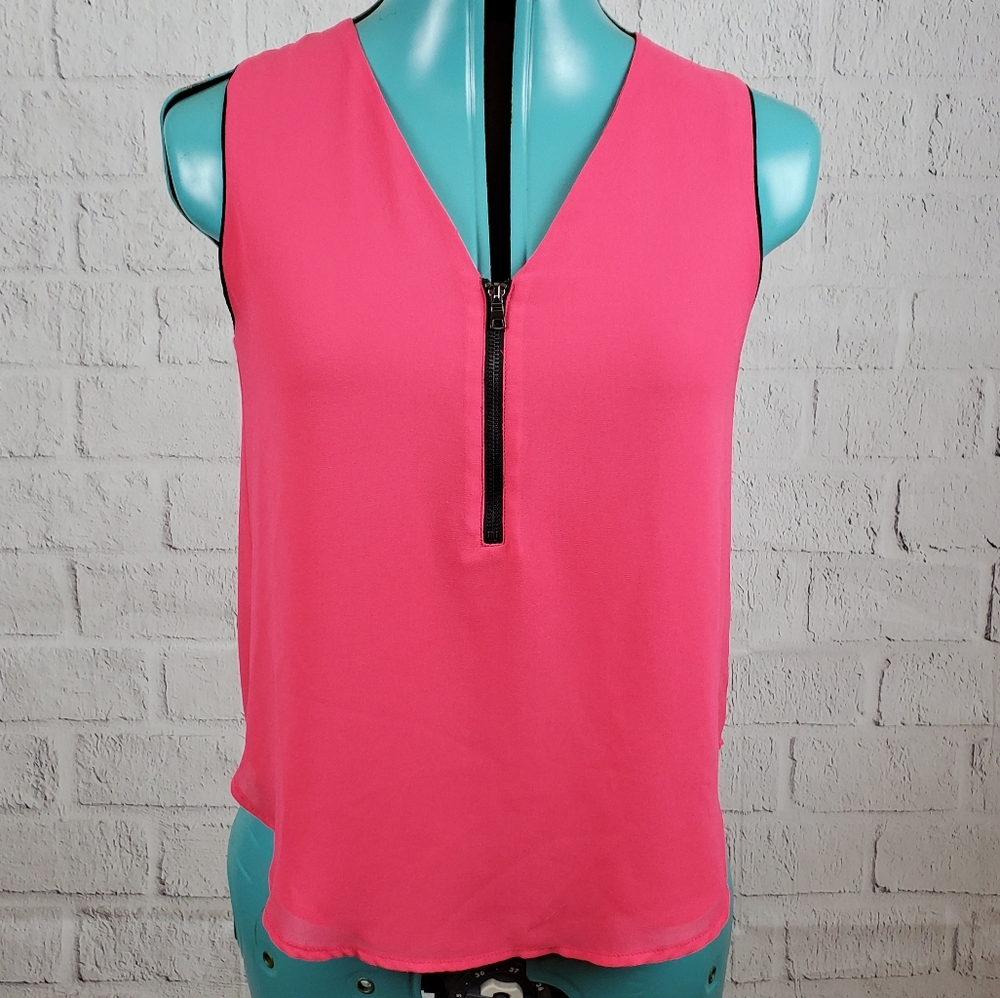 Naked Zebra Pink tank top